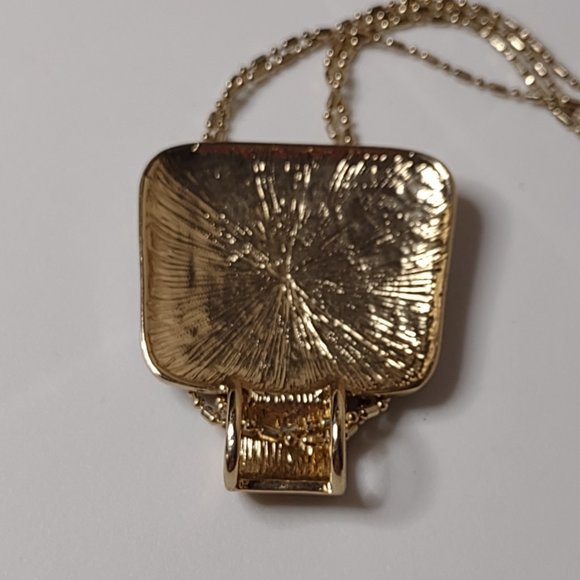 Multicolor Enamel Pendant Necklace Adjustable 17.5 To 20 Inches Long - Picture 6 of 7